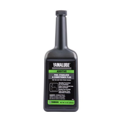 Yamalube Fuel Stabilizer and Conditioner 12 oz - Premium Gasoline Additive for Motorcycles, ATVs, Boats & Small Engines - Prevent Fuel Degradation & Improve Performance