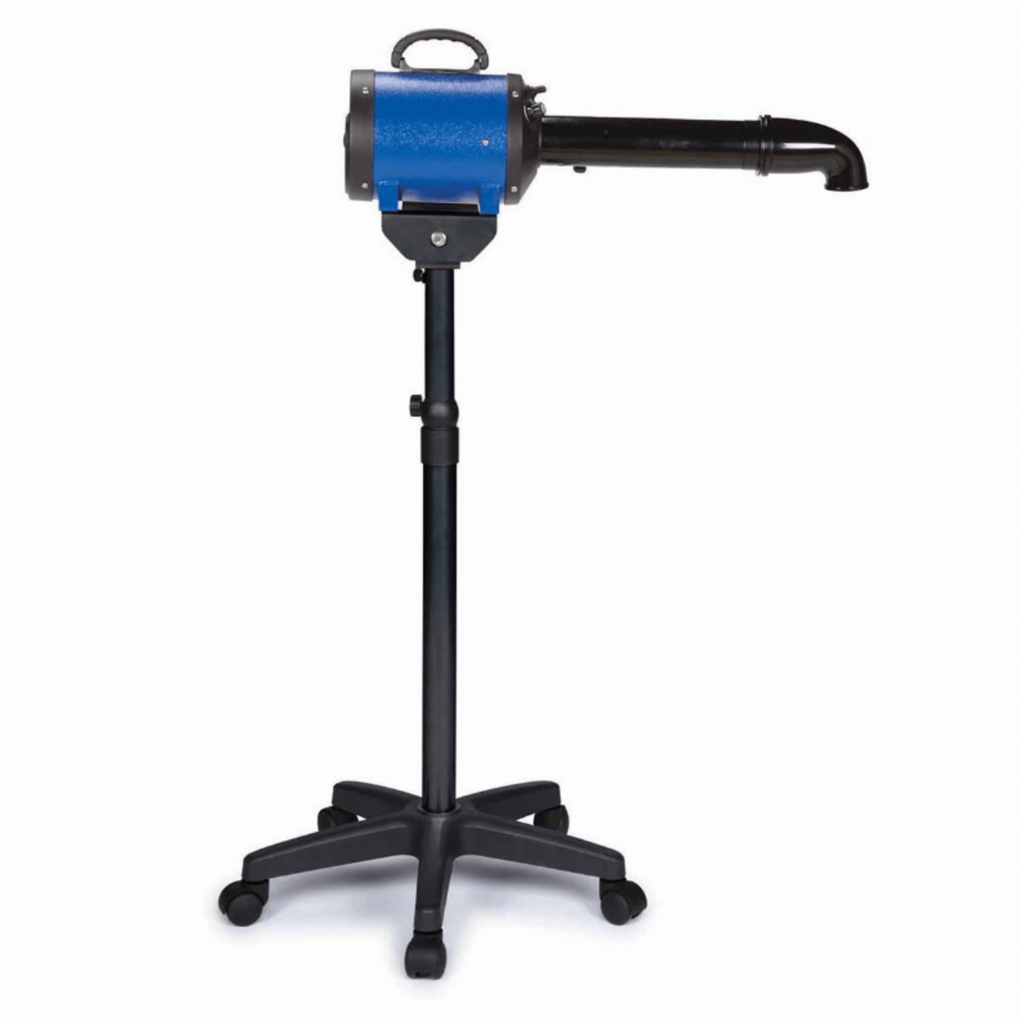 Fast Drying Pet Hair Dryer with Vertical Rolling Stand - FlashDry Blue Dog & Cat Grooming Dryer for All Coat Types | Perfect for Home & Professional Pet Grooming Salons