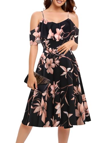 Black Magnolia Flower
