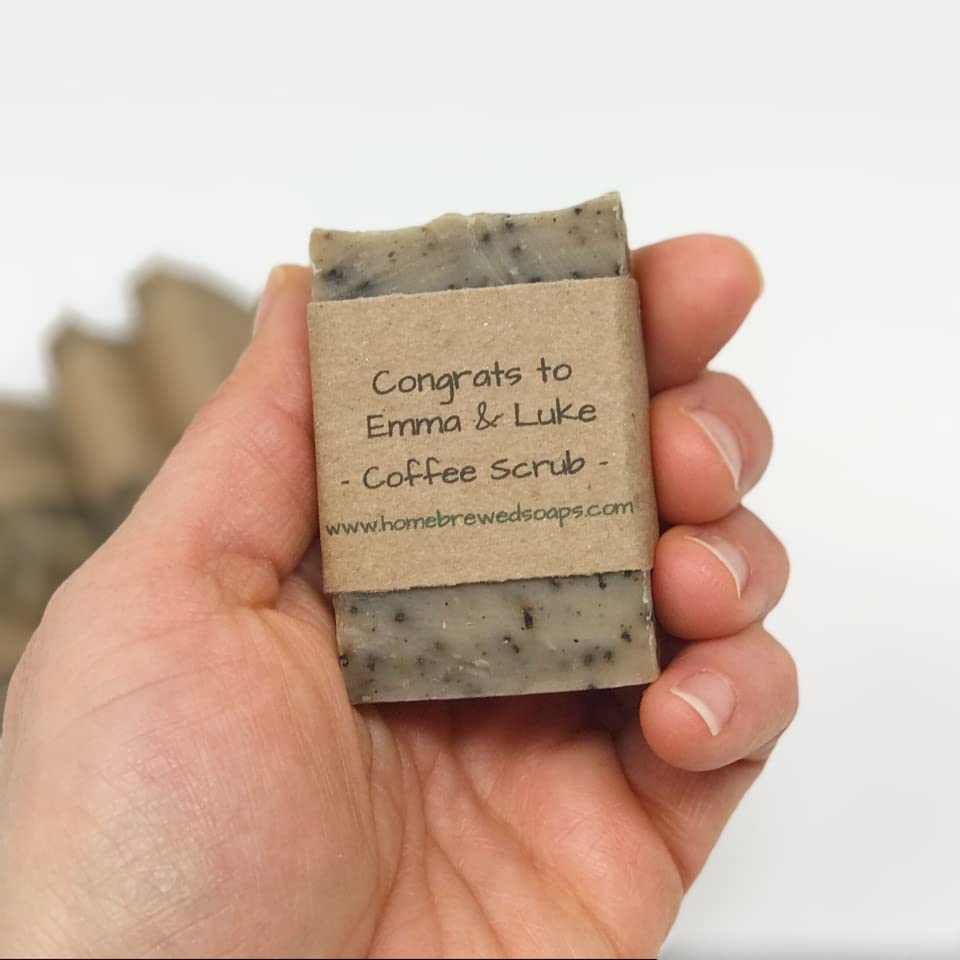 Bulk Mini Wedding Soap Favors for Guests - Set of 50 Handmade Natural Soaps - Perfect for Bridal Showers, Wedding Party Gifts & Guest Favors