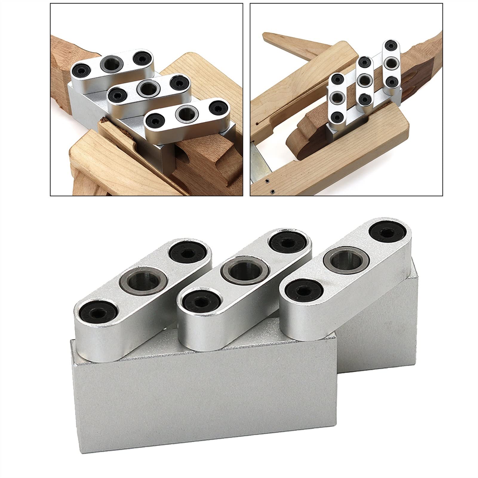 Heavy Duty Classical Guitar String Knob Die Making Mold with Positioning Holes - Professional Luthier Tool for DIY Guitar Building, Repair & Maintenance | Perfect for Crafting, Workshop & Instrument Care