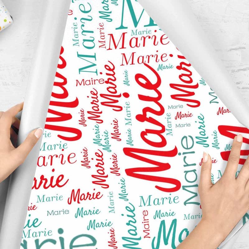 Custom Personalized Name Happy Birthday Wrapping Paper - 58