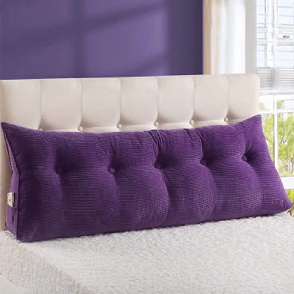 XX&YR Large Triangular Wedge Cushion - Sofa Bed Backrest Support Pillow with Removable Cover for Reading, Office & Lumbar Support | Perfect for Home, Dorm & Relaxation