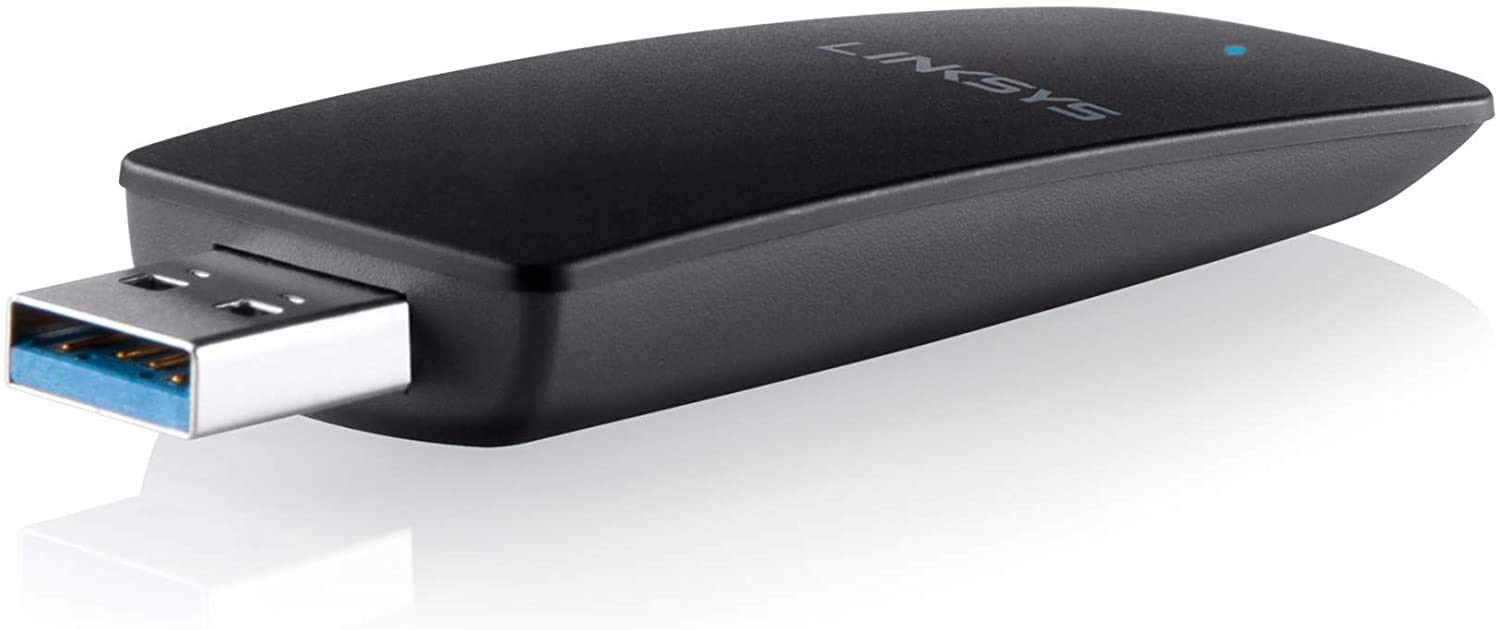 Linksys AE2500 Dual-Band Wireless-N USB Adapter - High-Speed WiFi Dongle for PC & Laptop - Stable Connection for Gaming, Streaming & Remote Work