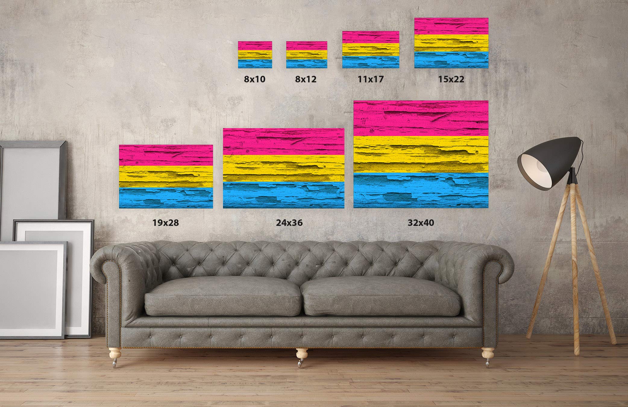 Pansexual Pride Flag Wall Art - 8