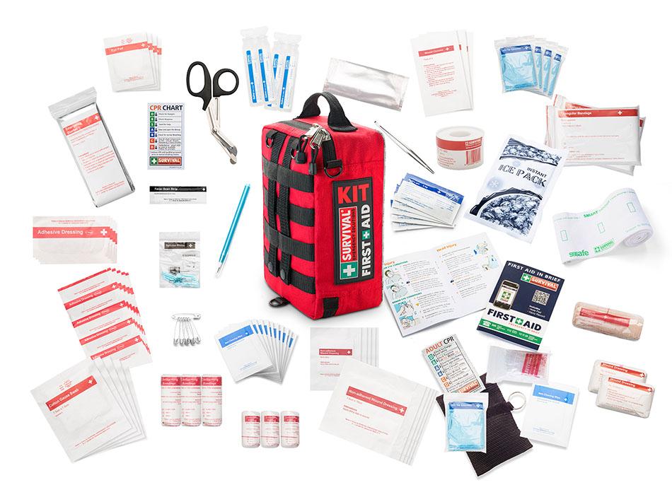 Home & Car PLUS First Aid Kit - Emergency Medical Supplies for Accidents, Travel, and Outdoor Adventures
