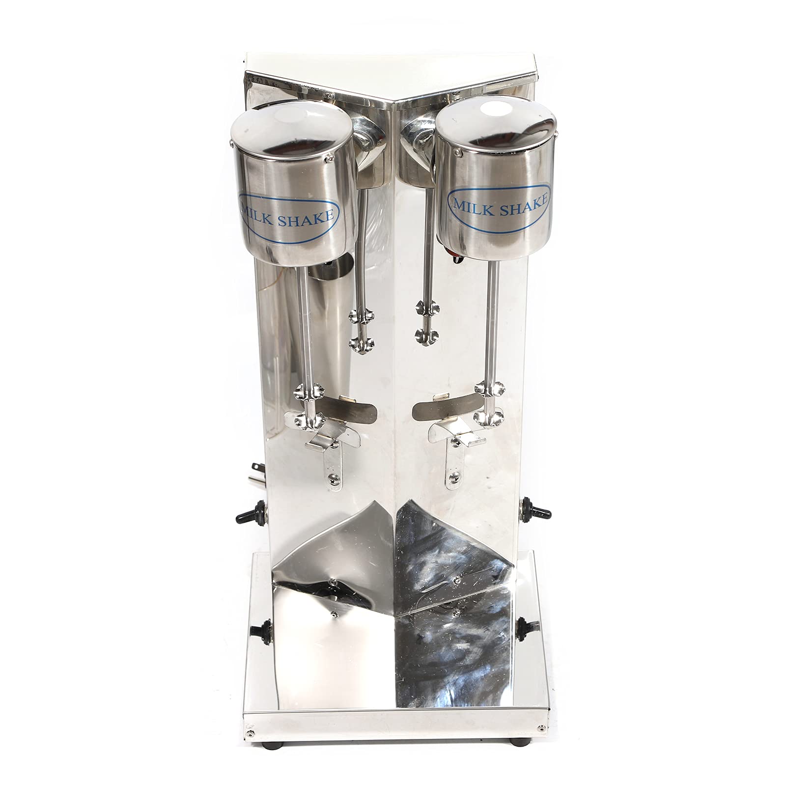 Commercial & Home Use Dual Head Milkshake Machine - 180W 18000RPM Stainless Steel Drink Mixer with 650ML Cup for Smoothies, Cocktails & Shakes - Perfect for Restaurants, Cafes & Home Bars