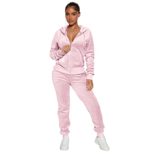 Hoodie/Jogger Pants-pink