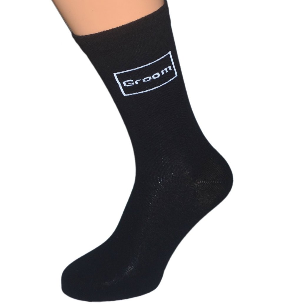 Premium Black Cotton Dress Socks for Men - Formal Wedding & Special Occasion Socks - Breathable, Comfortable & Stylish - Perfect for Grooms, Bridal Party & Business Events
