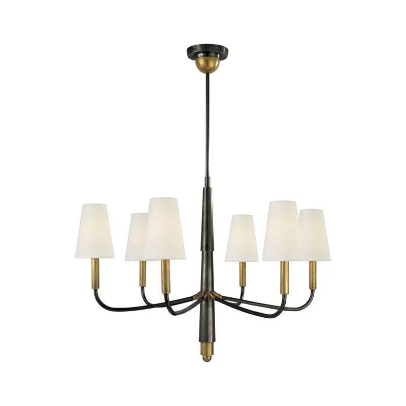 Farlane Crystal Chandelier - Elegant Modern Ceiling Light Fixture for Dining Room, Living Room & Bedroom | Energy Efficient LED Lighting for Home Decor & Interior Design