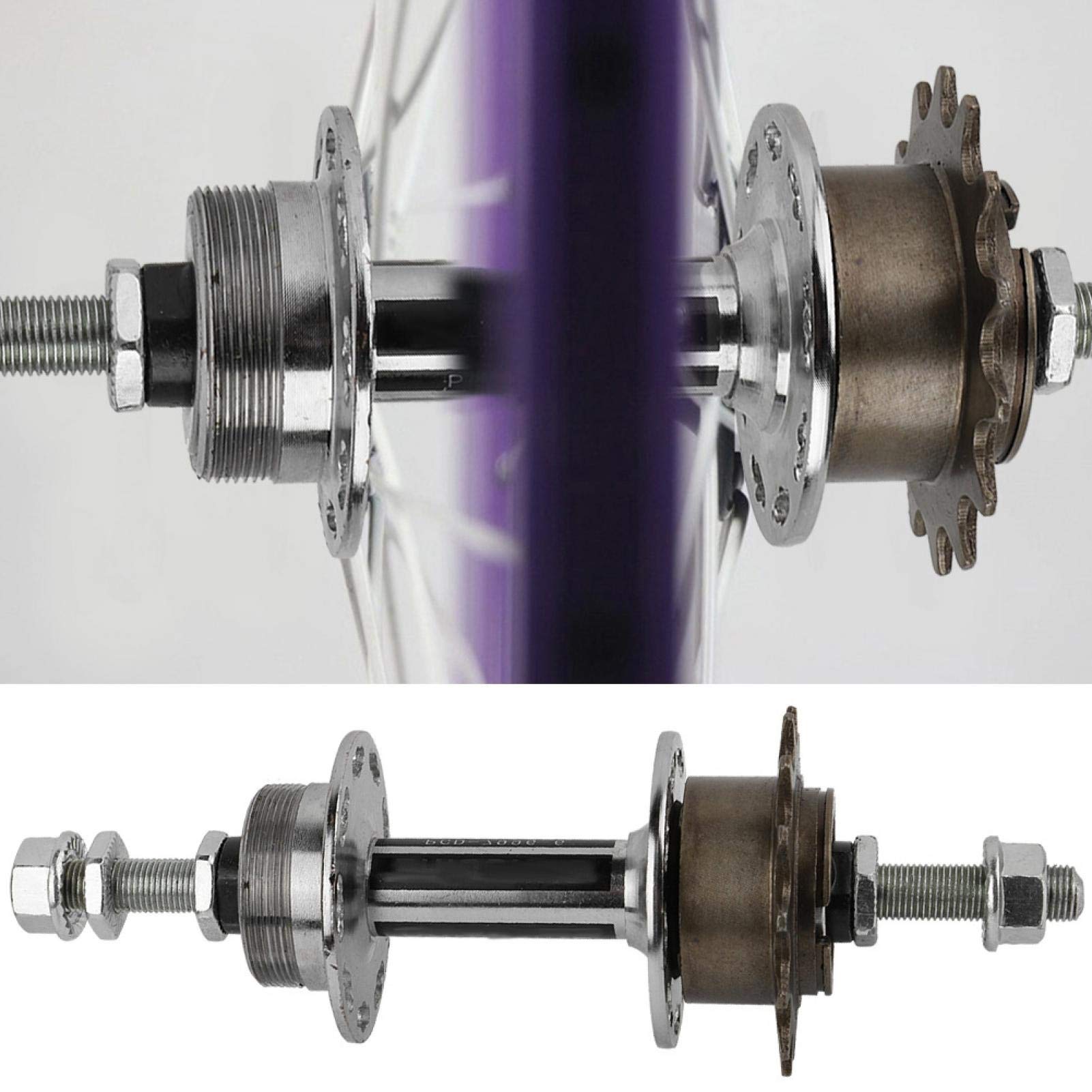 EVTSCAN Universal Bike Rear Wheel Hub Cassette - 36 Holes Replacement for Bicycle Wheels - Perfect for Mountain Bikes, Road Bikes & Commuter Cycling