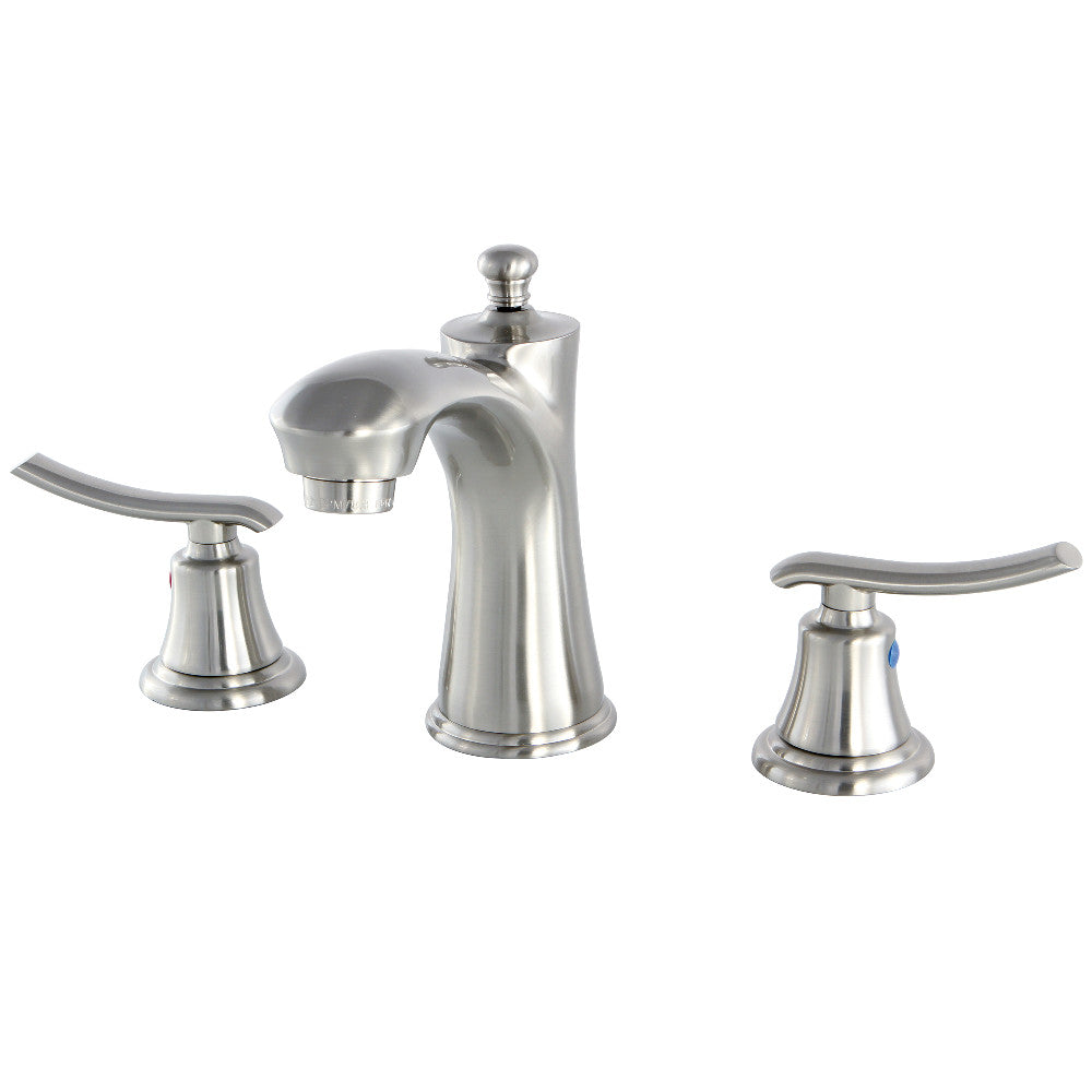 Kingston Brass KB7965JL 8-Inch Widespread Bathroom Faucet - Modern Matte Black Finish for Vanity Sinks, Powder Rooms & Guest Bathrooms