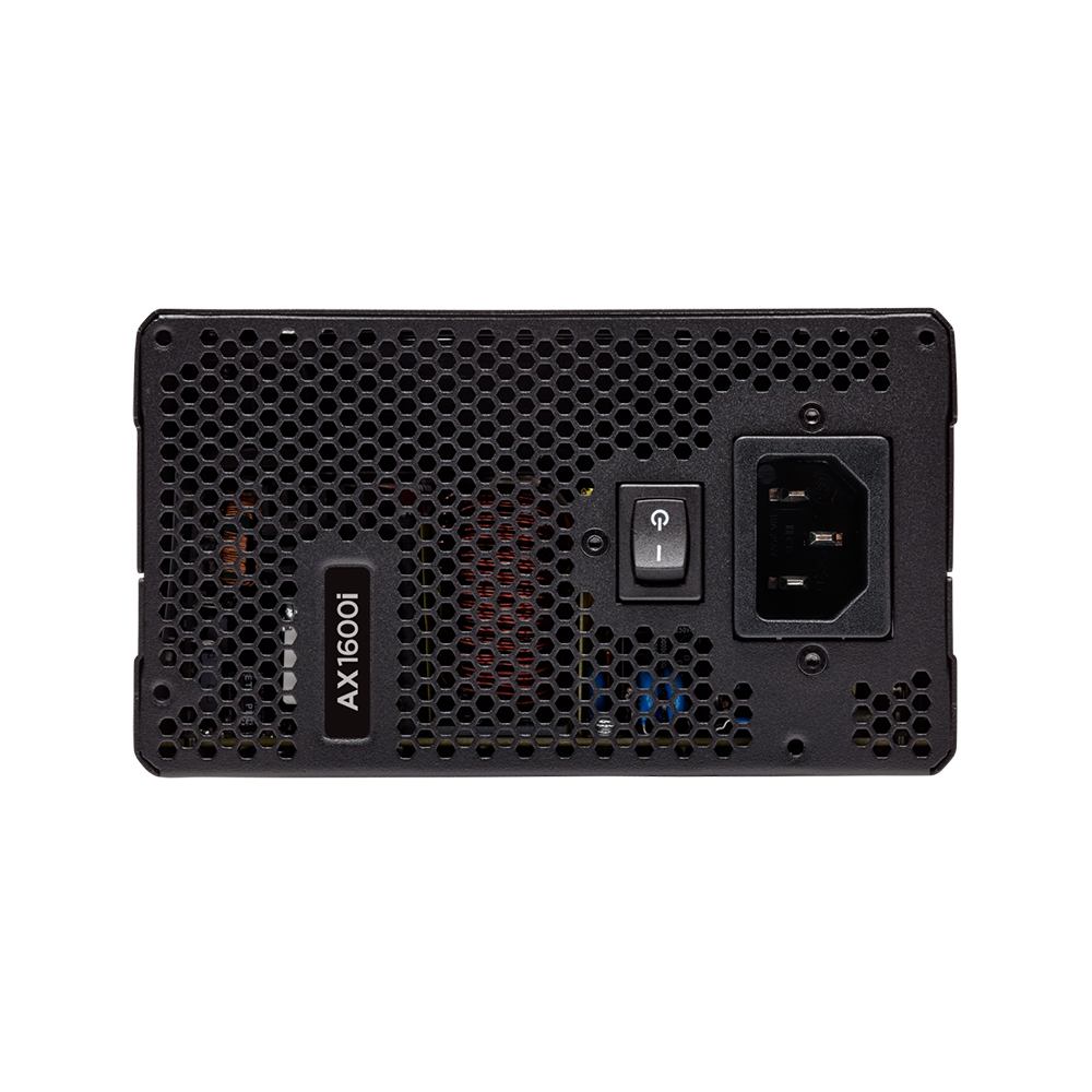 Corsair AX1600i 1600W Fully Modular 80 Plus Titanium Certified Digital Power Supply - High Performance PSU for Gaming PC, Workstation & Server Builds
