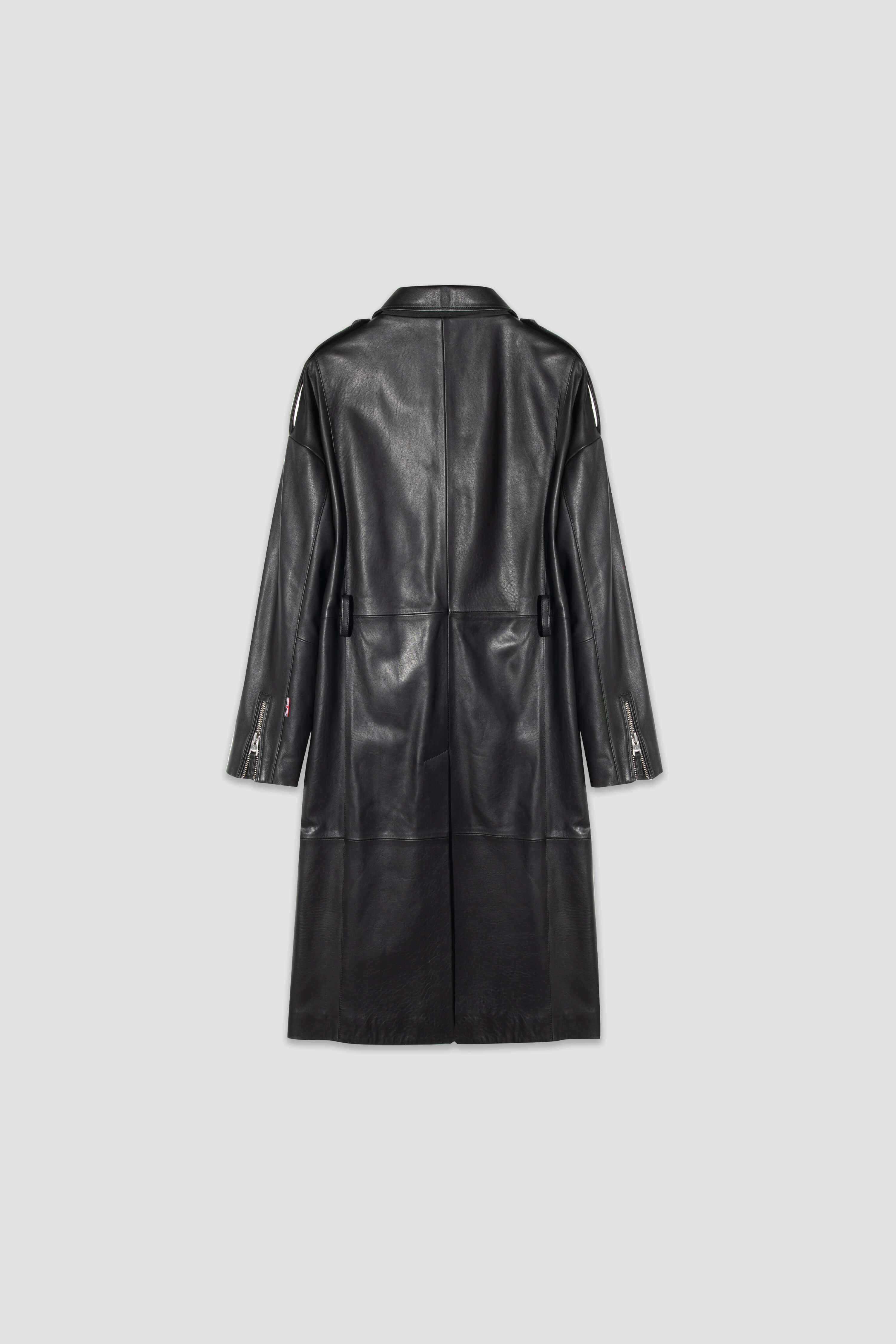 Men's Drop Shoulder Leather Trench Coat - Stylish Waterproof Outerwear for Fall & Winter | Perfect for Business, Dating & Formal Occasions
