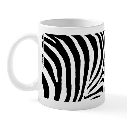 White - Zebra Stripe Mug