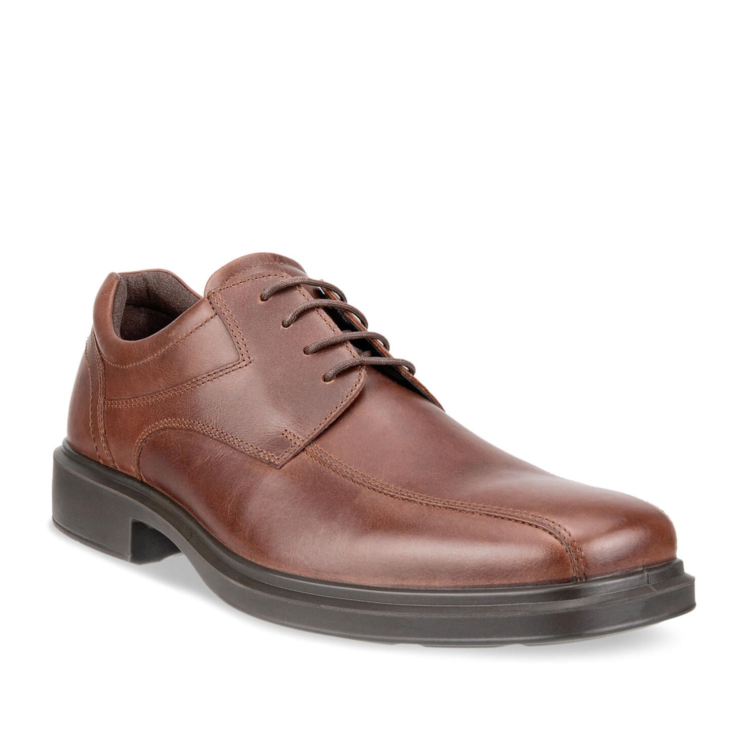 ECCO Men's Helsinki 2 Slip-On Loafers - Premium Genuine Leather Comfort Shoes for Business Casual & Office Wear - Mink Brown Color