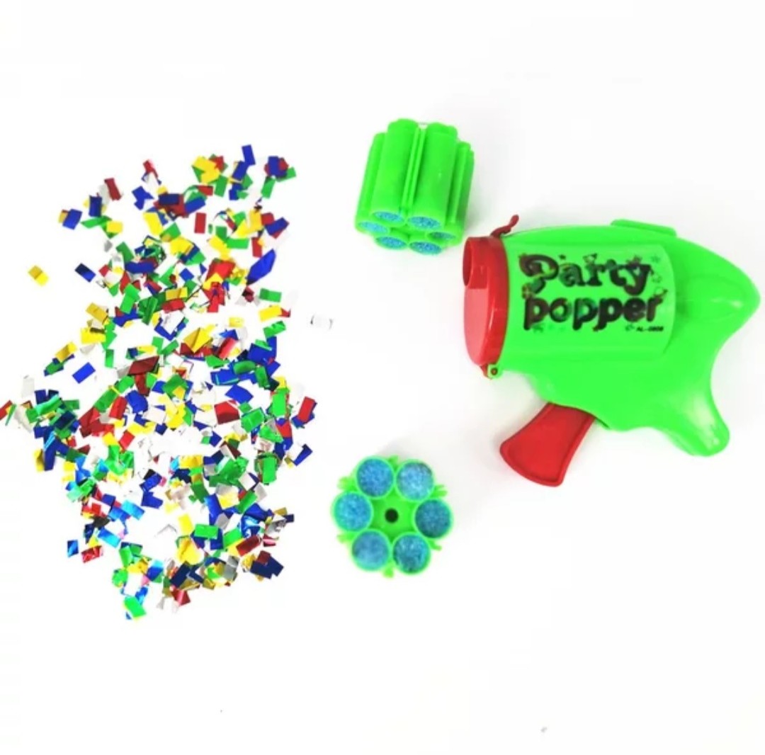 Colorful Confetti Party Popper Gun - Fun Celebration Supplies for Birthdays, Weddings & New Year's Eve - Perfect for Festive Events & Special Occasions
