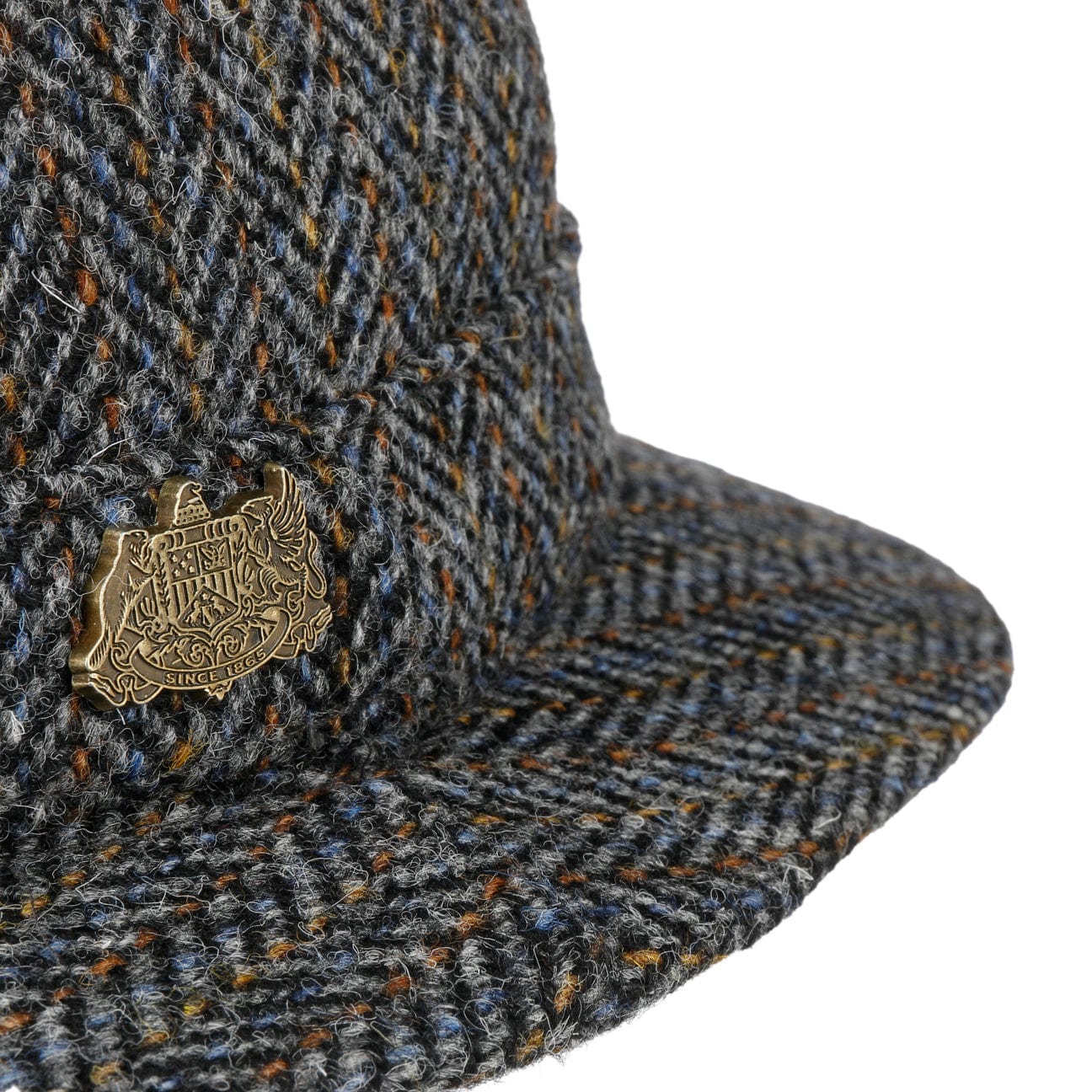 Stetson Deerstalker Hat - Premium Harris Tweed Wool Hunting Cap for Men | Outdoor Adventure, Winter Fashion & Sherlock Holmes Style
