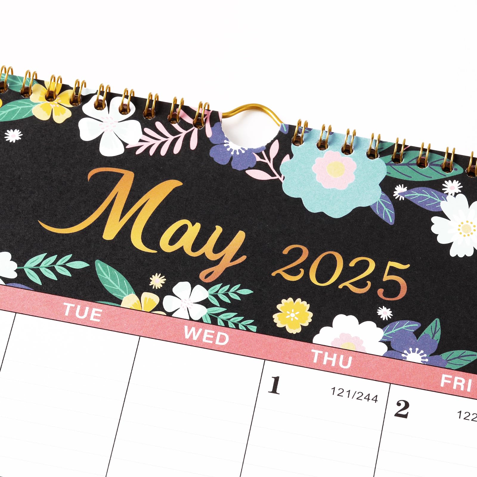 2025 Floral Wall Calendar - 12