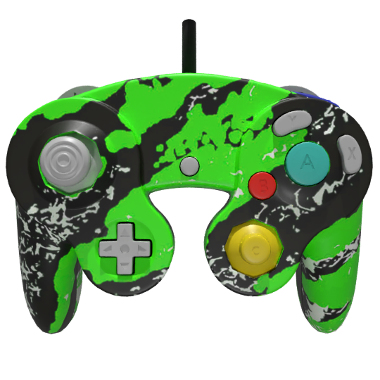 Green Splatter (GC) - High-Quality Gaming Accessory for PC & Console Gamers | Perfect for Esports & Casual Gaming