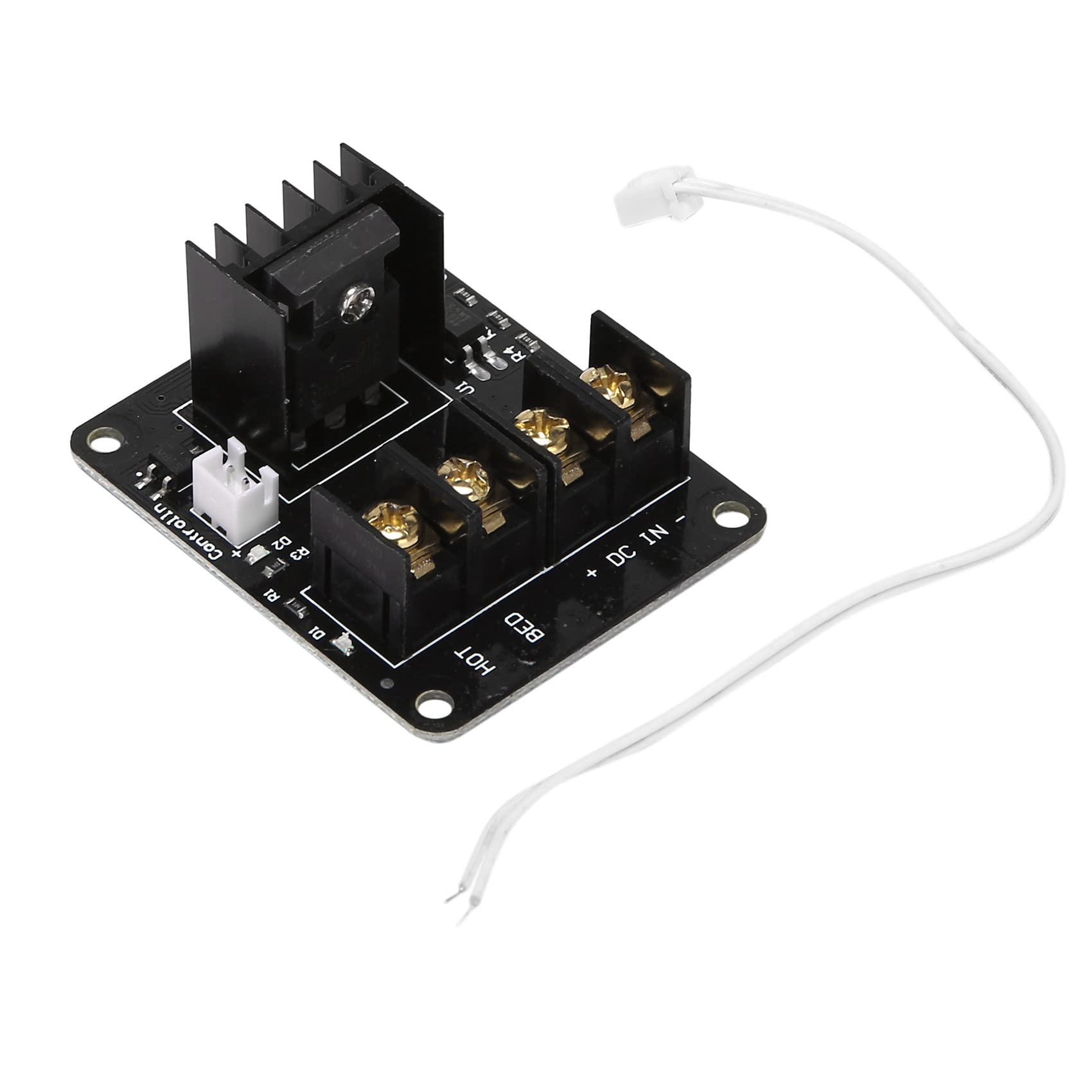 Hausdec 3D Printer Hotbed MOSFET Expansion Module - Compatible with Anet A8 A6 A2 - 2pin Black - Upgrade for Safer Printing & Better Performance - Perfect for DIY 3D Printing Projects & Home Workshops