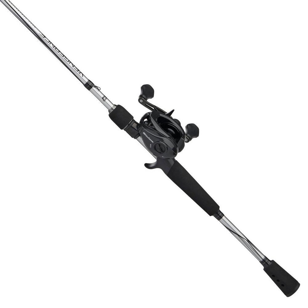 Abu Garcia Vengeance Baitcast Fishing Rod and Reel Combo with Baitpack - Perfect for Freshwater Bass Fishing and Saltwater Angling