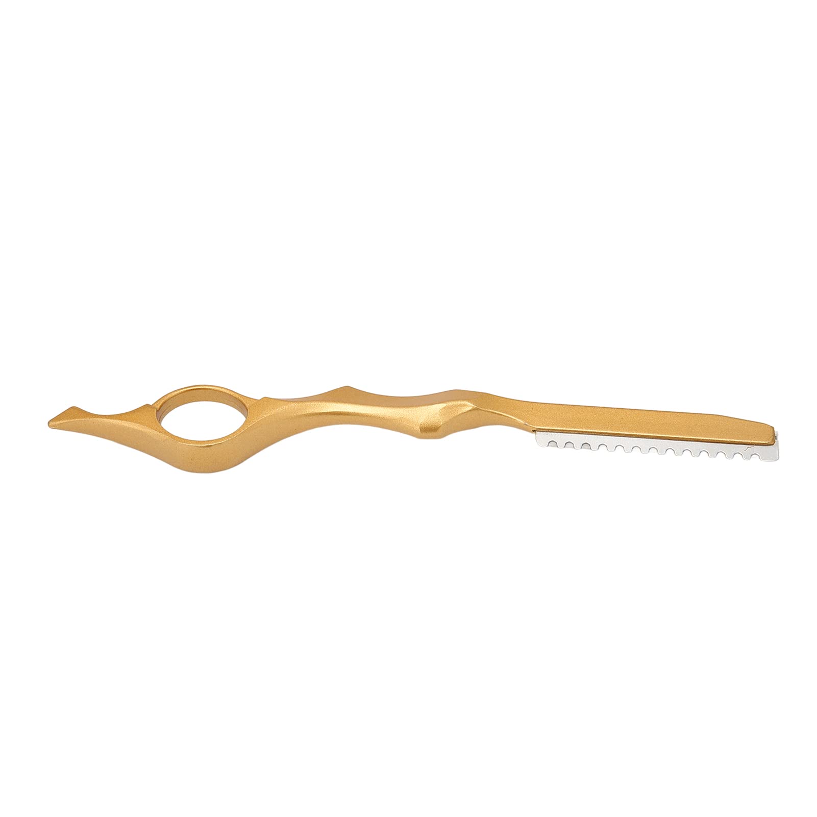 Professional Hair Thinning Razor & Styling Comb - Gold Hair Texturizing & Trimming Knife for Salon & Home Use - Perfect for Layering, Thinning & Styling Haircuts