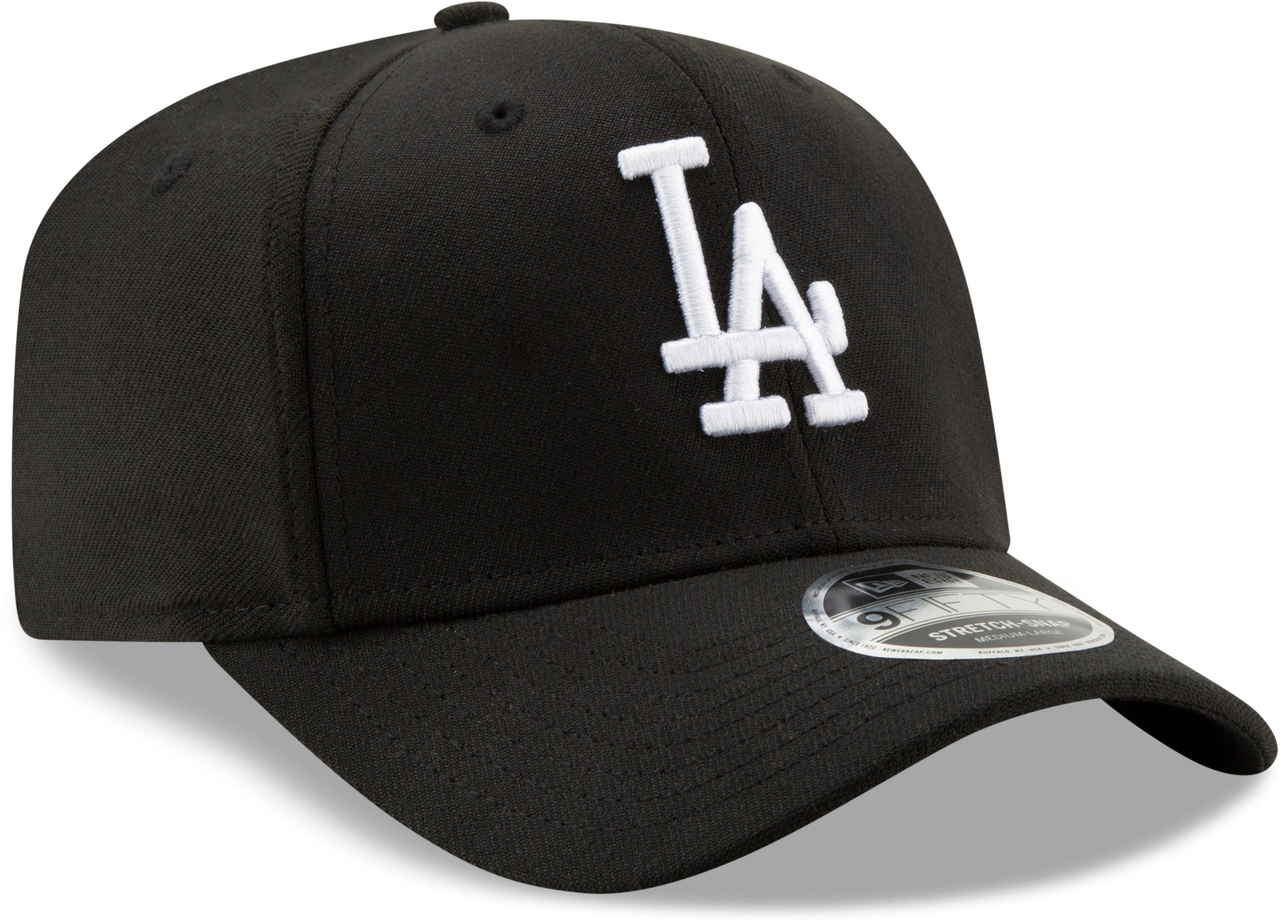 LA Dodgers New Era 950 Black Stretch Snapback Adjustable Baseball Hat - Perfect for Games, Fan Gear & Streetwear Fashion