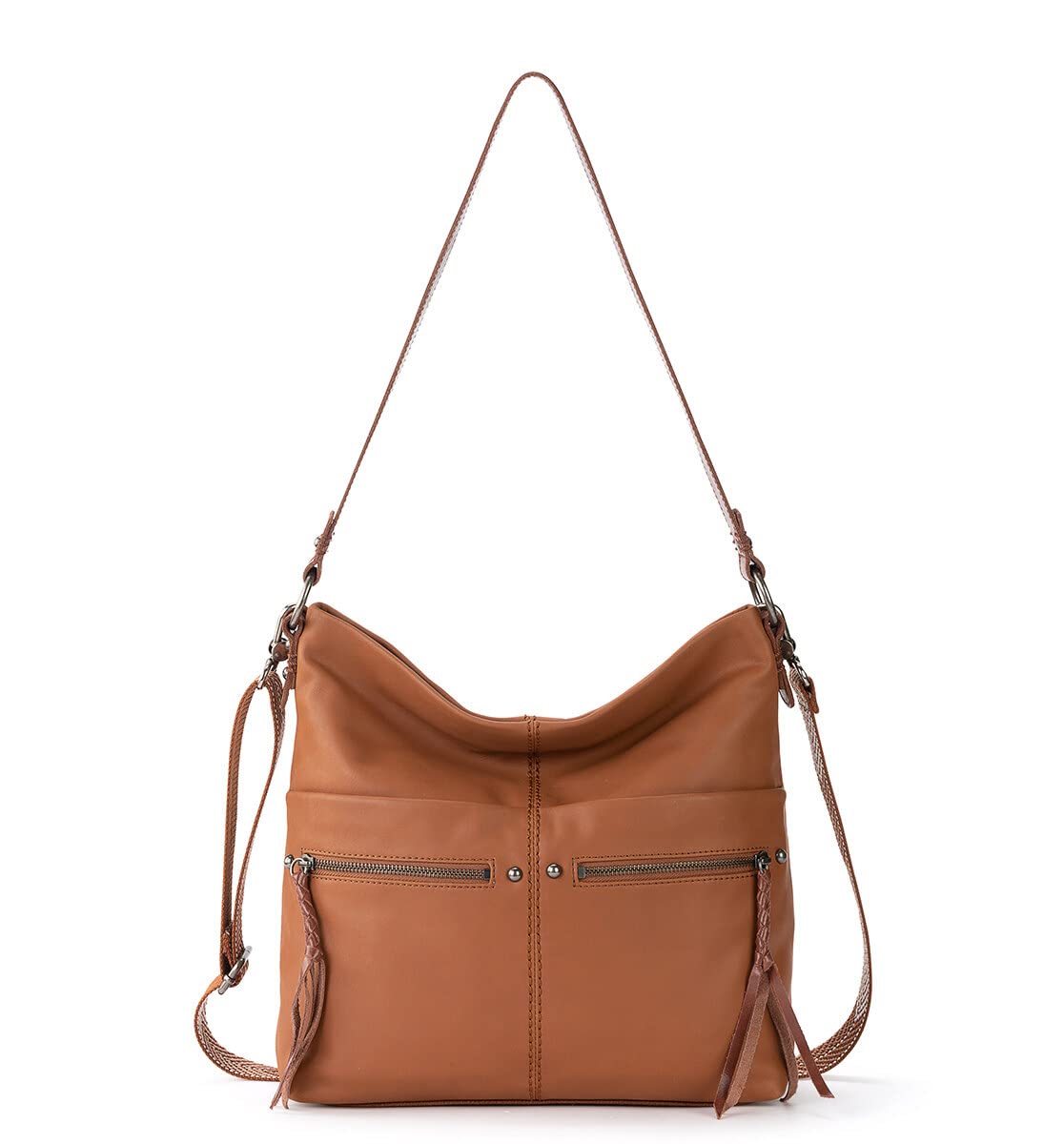 The Sak Ashland Genuine Leather Bucket Bag for Women - Stylish & Durable Handbag for Work, Travel & Everyday Use