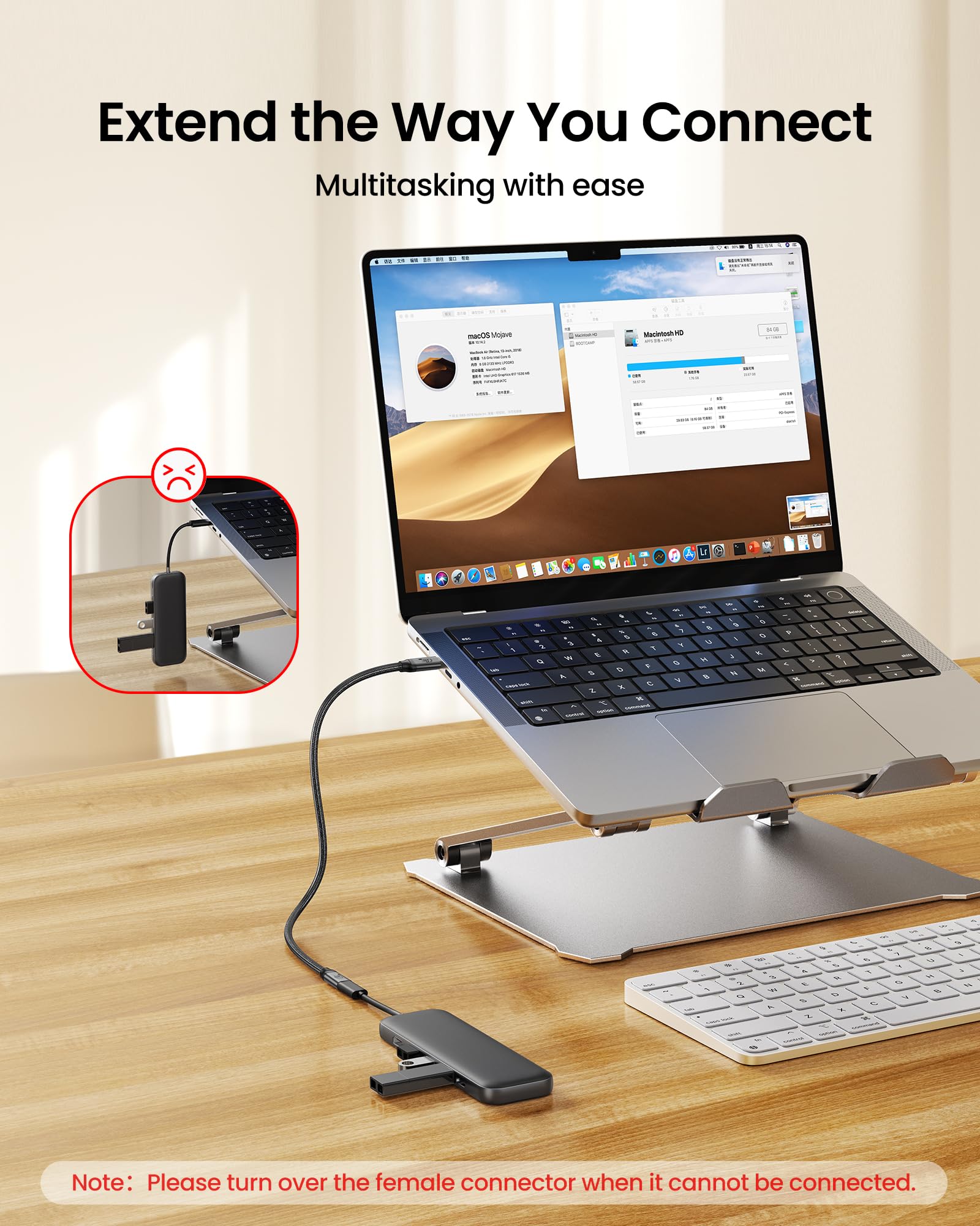 Silkland USB C Extension Cable 6.6ft - 20Gbps High Speed, 240W Power Delivery, 5K/4K@60Hz Video - USB 3.2 Type C Male to Female Extender for iPhone 15, iPad Pro, MacBook, PSVR2, USB C Hub & MagSafe Charger - Perfect for Home Office, Gaming & VR Setups