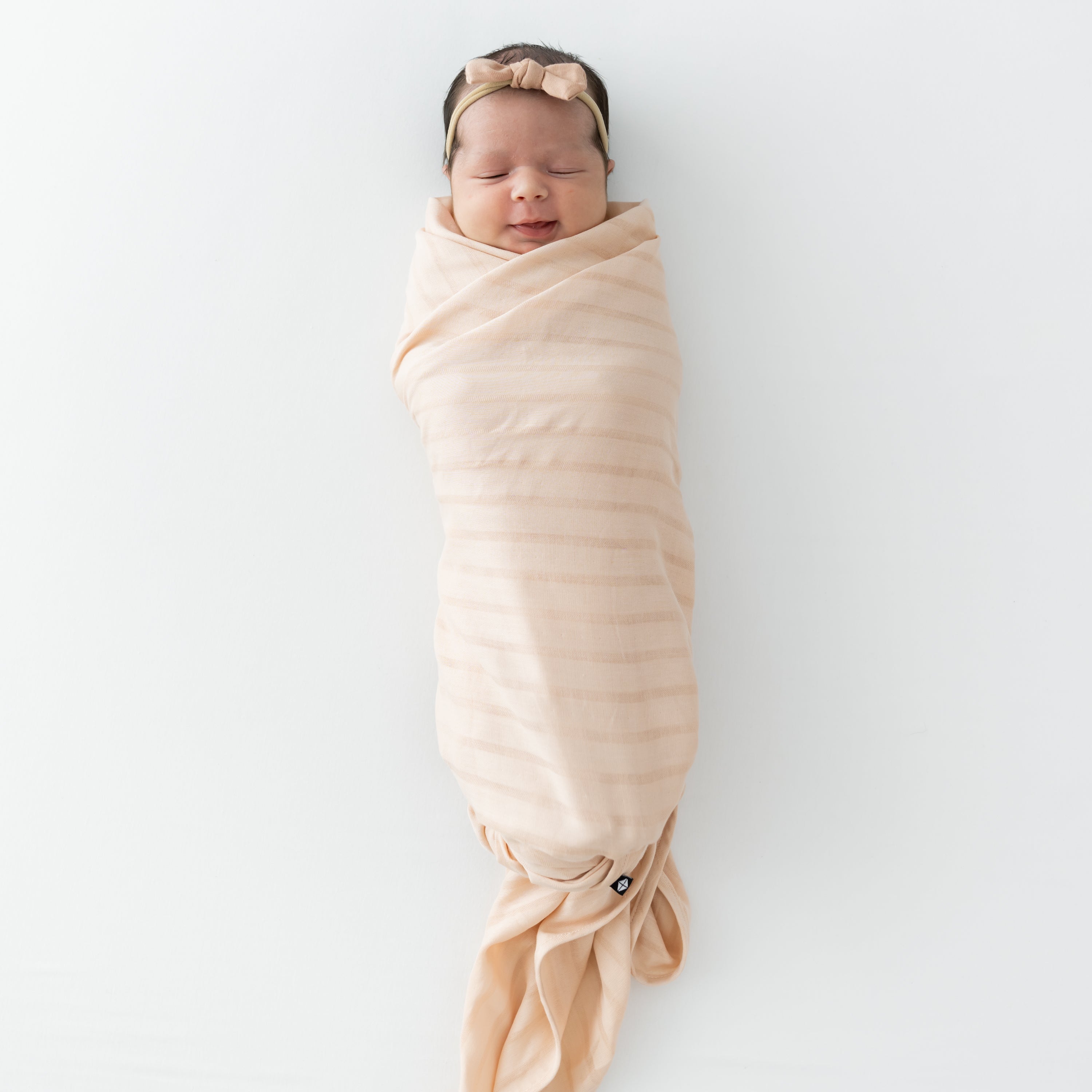 Soft Bamboo Muslin Swaddle Blanket - Breathable Baby Wrap for Newborns | Perfect for Swaddling, Nursing & Stroller Cover | Porcelain White