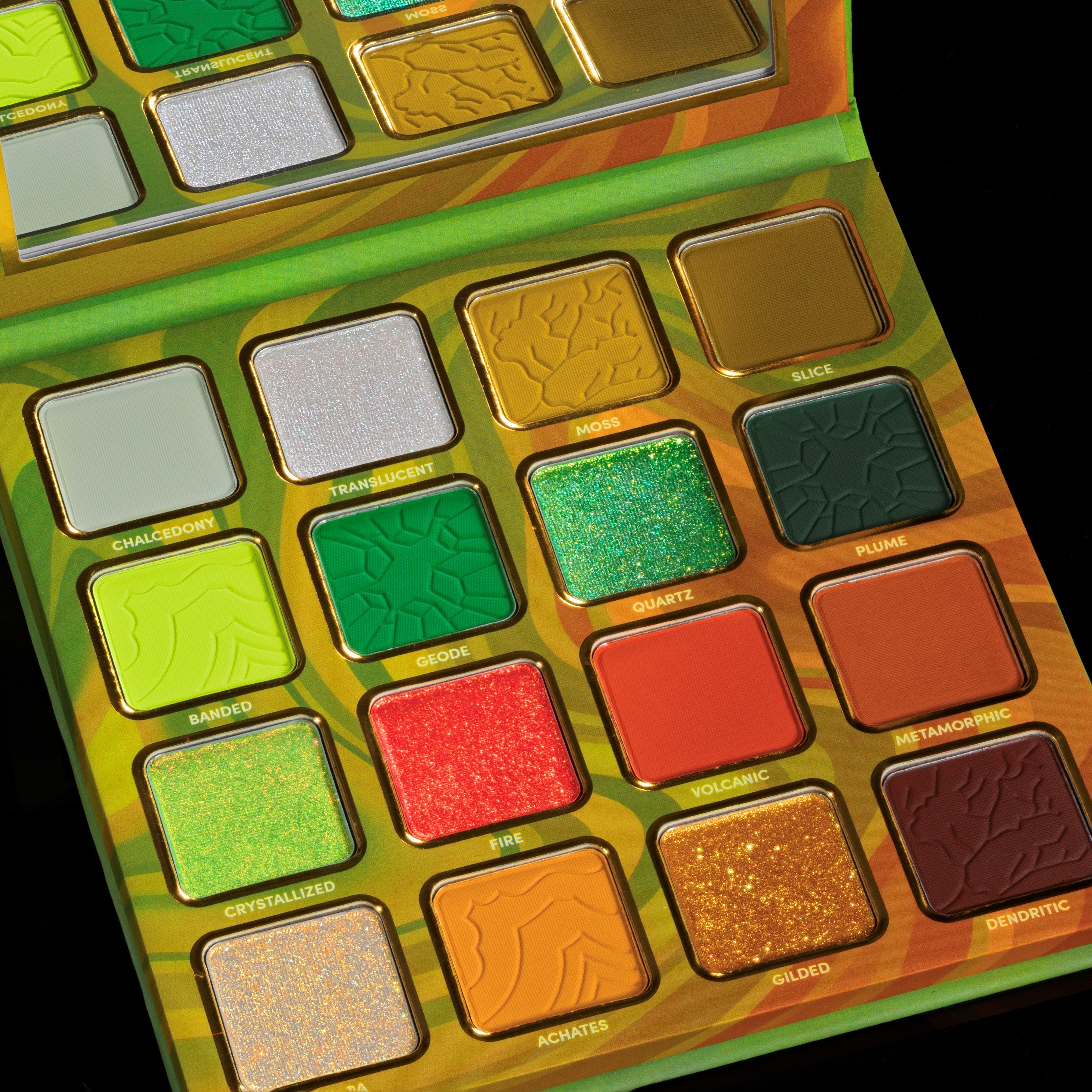 Agate Temptation Eyeshadow Palette - 12 Highly Pigmented Mineral Eyeshadows for Natural & Smoky Eye Makeup | Vegan & Cruelty-Free | Perfect for Day to Night Looks, Parties & Special Occasions