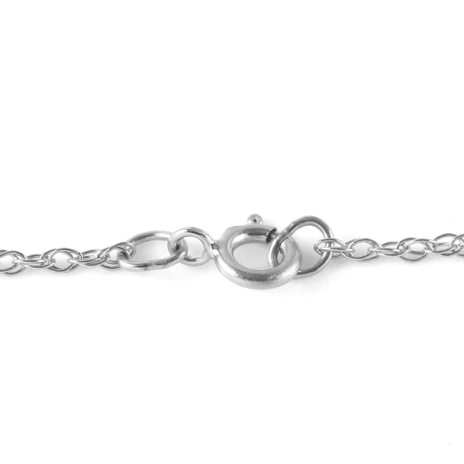 14K Yellow, White & Rose Gold Heart-Shaped Natural Sapphire Pendant Necklace - 1.55 Carat Genuine Sapphire Jewelry for Women | Perfect for Valentine's Day, Anniversary & Special Occasion Gifts