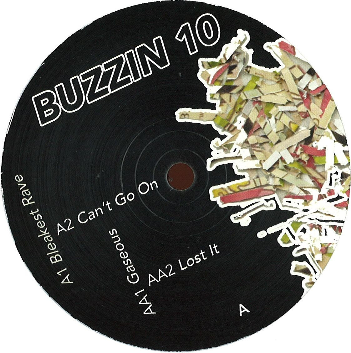 Buzzin 10 - Bleakest Rave Vinyl Record by Well Rounded Records (WRND018) | Electronic Dance Music for DJs & Club Performances