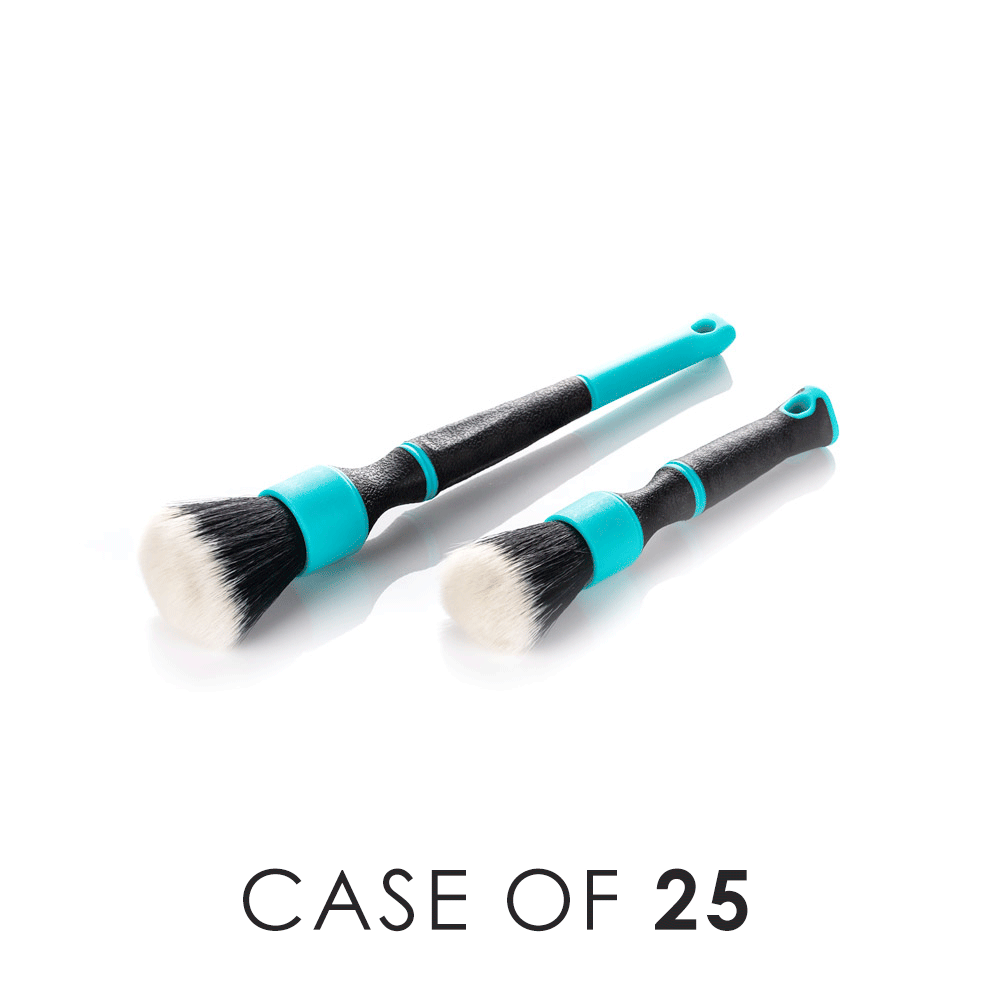 TriGrip Synthetic Detailing Brushes Set - Premium Car Detailing Kit for Interior & Exterior Cleaning - Perfect for Auto Enthusiasts & Professional Detailers
