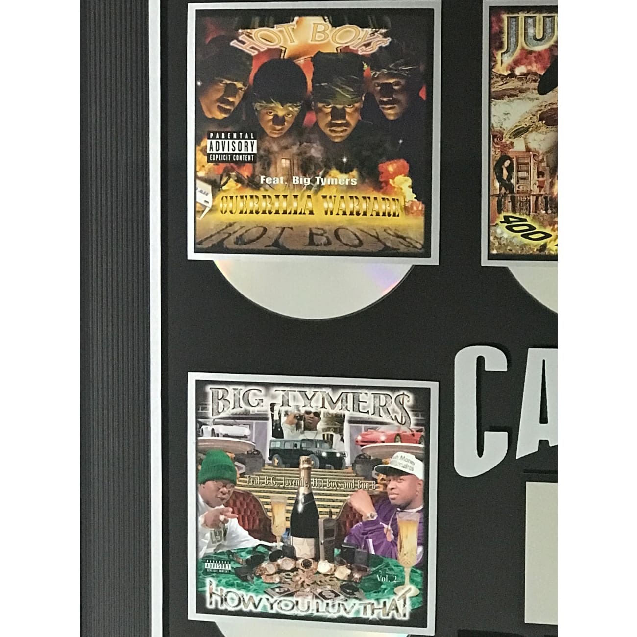 Lil Wayne, Juvenile, Big Tymer$, Hot Boys & B.G. Multi-Artist RIAA Award Plaque - Perfect for Music Collectors & Hip-Hop Fans Display