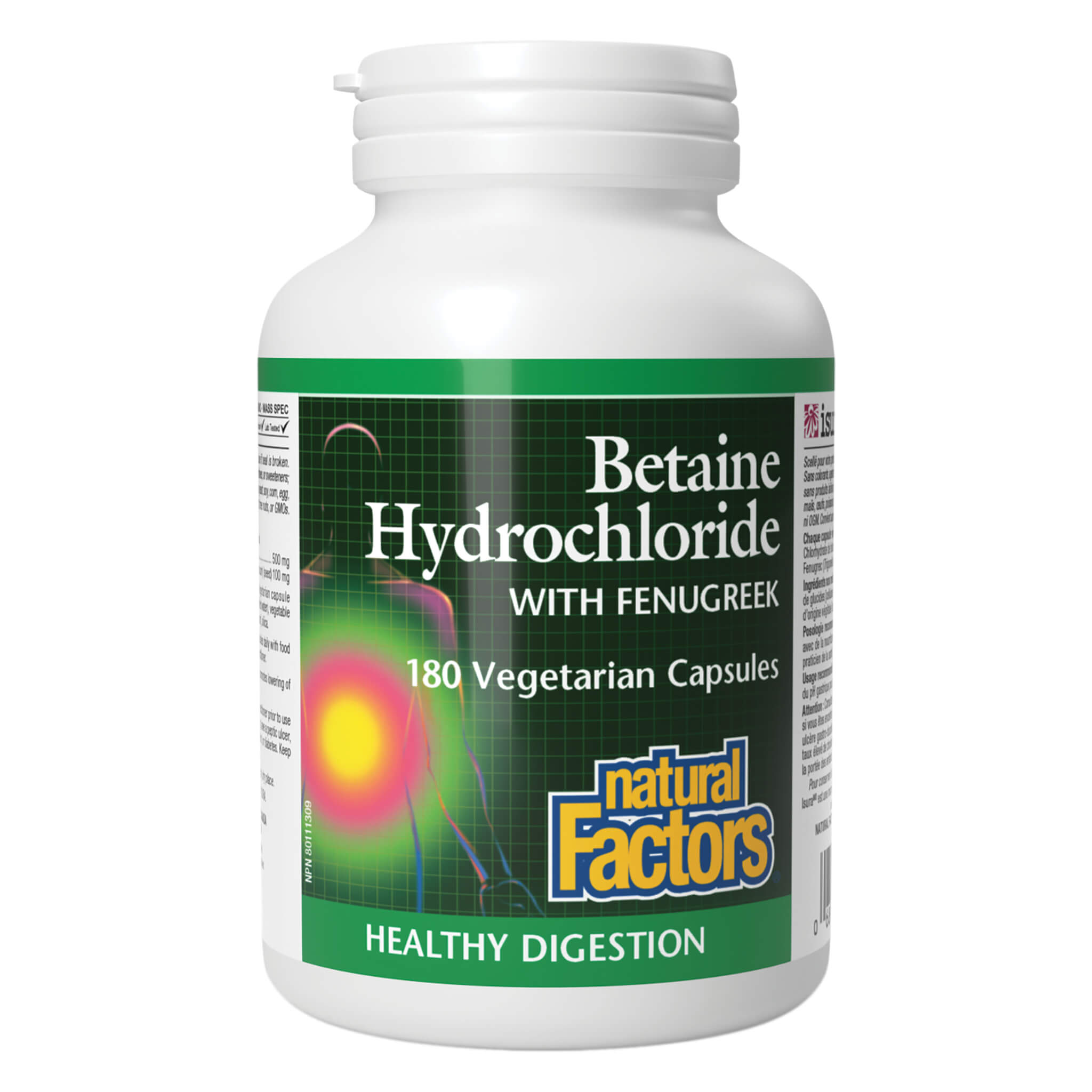 Betaine HCL 500mg Supplement for Digestive Support & Stomach Acid Balance - Supports Protein Digestion & Nutrient Absorption - Ideal for Low Stomach Acid & Gut Health