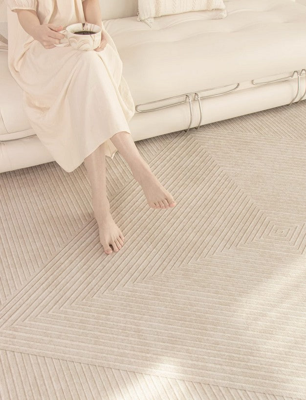 Abstract Modern Area Rugs for Bedroom & Living Room - Contemporary Large Non-Slip Rugs - Boho Chic Home Decor for Cozy Spaces & Stylish Interiors