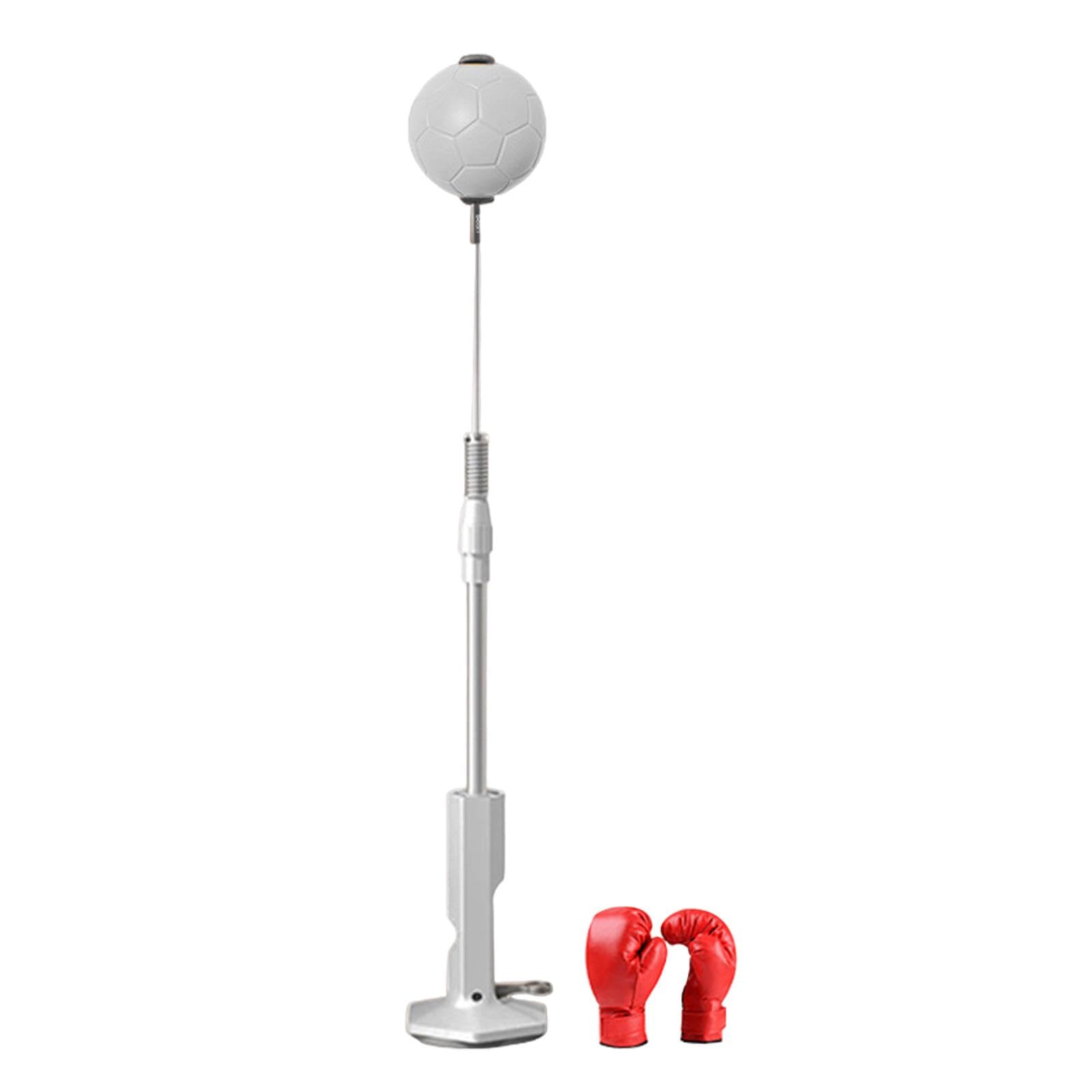 Adjustable Height Punching Bag with Suction Cup - Boxing Speed Bag & Reflex Ball for Home Gym, MMA Training, and Fitness Workouts - Perfect for Athletes, Boxing Practice, and Cardio Exercise