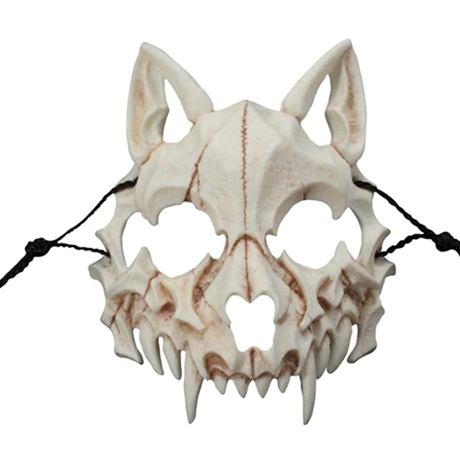 Japanese Halloween Mask - Scary Cosplay Mask for Adults, Horror Role Playing Costume Accessory | Perfect for Halloween Parties, Cosplay Events & Themed Gatherings
