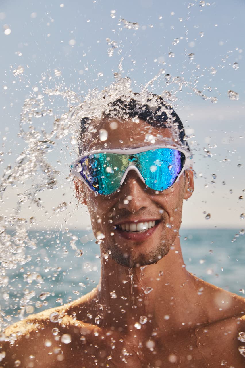 ARENA Unisex Adult The One Swim Mask - Anti-Fog, UV Protection Swimming Goggles for Men & Women - Large Fit Polycarbonate Mirror/Non-Mirror Lens - Ideal for Lap Swimming, Training & Competitive Use