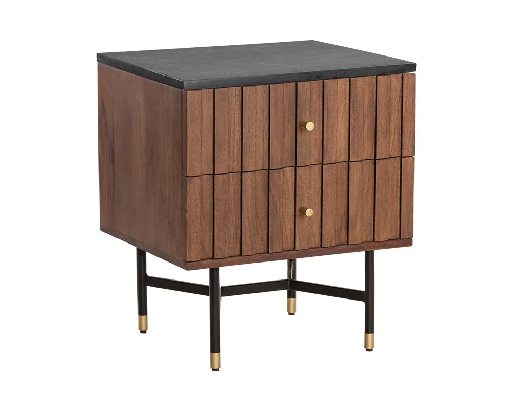 Modern Wooden Nightstand with Drawer - Bedside Table for Bedroom, Living Room, or Nursery - Perfect for Storage and Stylish Home Decor