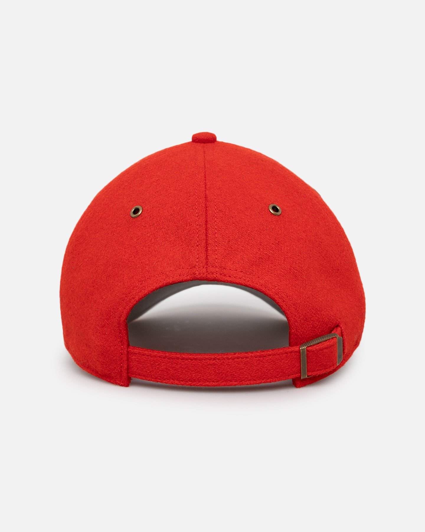 47 Brand UNLV Las Vegas Rebels Wooly Clean Up Strapback Hat - Red | Adjustable Baseball Cap for College Sports Fans, Game Day & Casual Wear