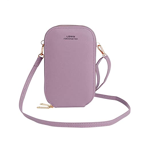 Touch Screen Crossbody Purse - Small Clear Window Phone Bag for iPhone & Android - Mini Messenger Shoulder Handbag for Women - Perfect for Concerts, Travel & Everyday Use