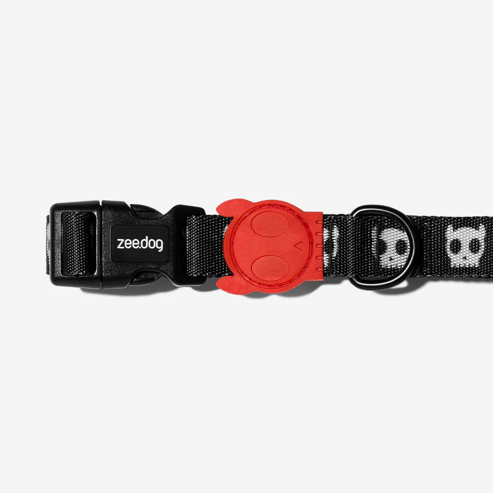Zee.Dog Skull 2.0 Dog Collar - Stylish Pet Accessory for Small, Medium & Large Dogs - Perfect for Daily Walks, Training & Outdoor Adventures
