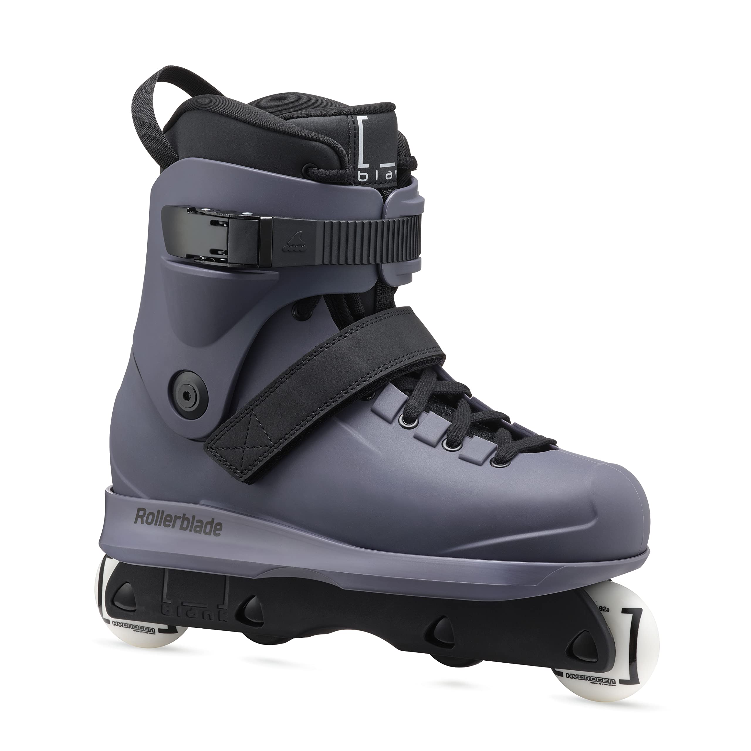 Rollerblade Blank Team Unisex Adult Fitness Inline Skates - Gray Urban Performance Skates for Men & Women - Perfect for Outdoor Exercise, Commuting & Recreational Skating