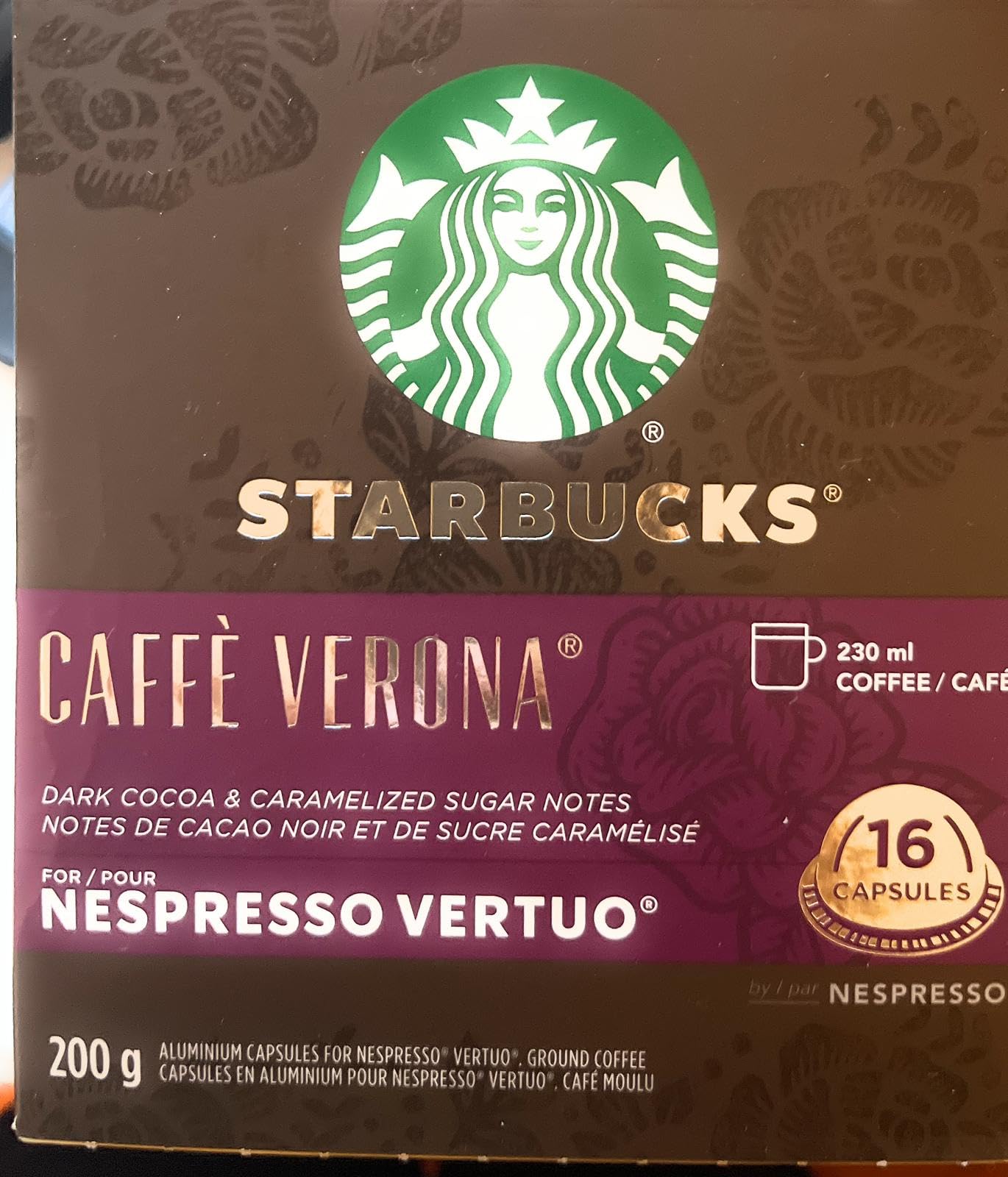 Nespresso Starbucks Vertuo Line Variety Pack - 68 Coffee Pods | Rich & Smooth Flavors for Home & Office Brewing