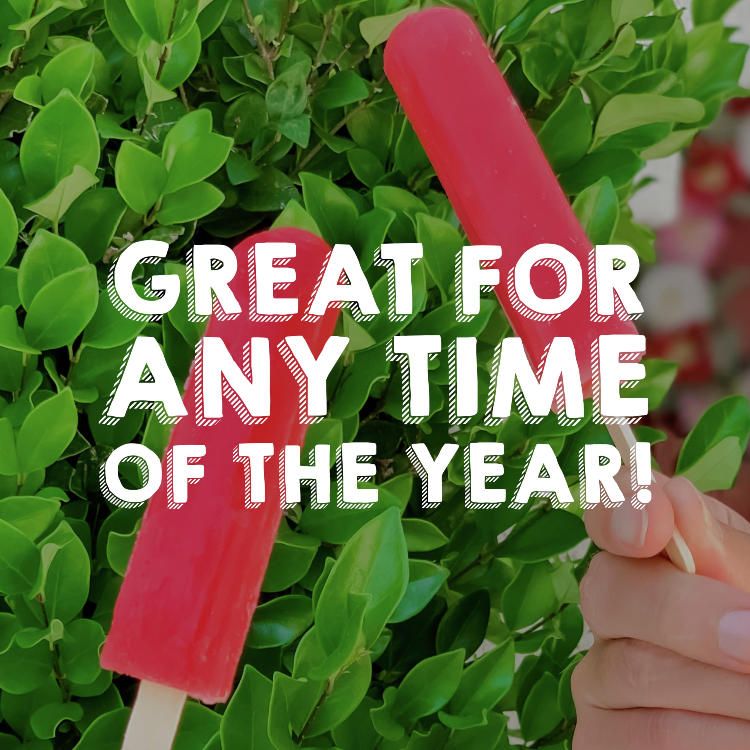 Popsicle Ice Pops - Orange, Cherry & Grape Flavored (18 Count) | Low-Calorie Frozen Treat (40 Calories Each) | Perfect for Summer Parties, Kids Snacks & Healthy Desserts