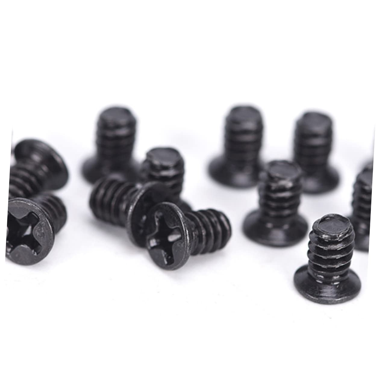 Gatuida 300 Pcs Black Nickel Flat Head HDD Screws for 3.5-Inch Hard Drive & Computer Case - Compatible with HDD Trays & PC Accessories - Perfect for PC Building, Hard Drive Installation & Computer Repair