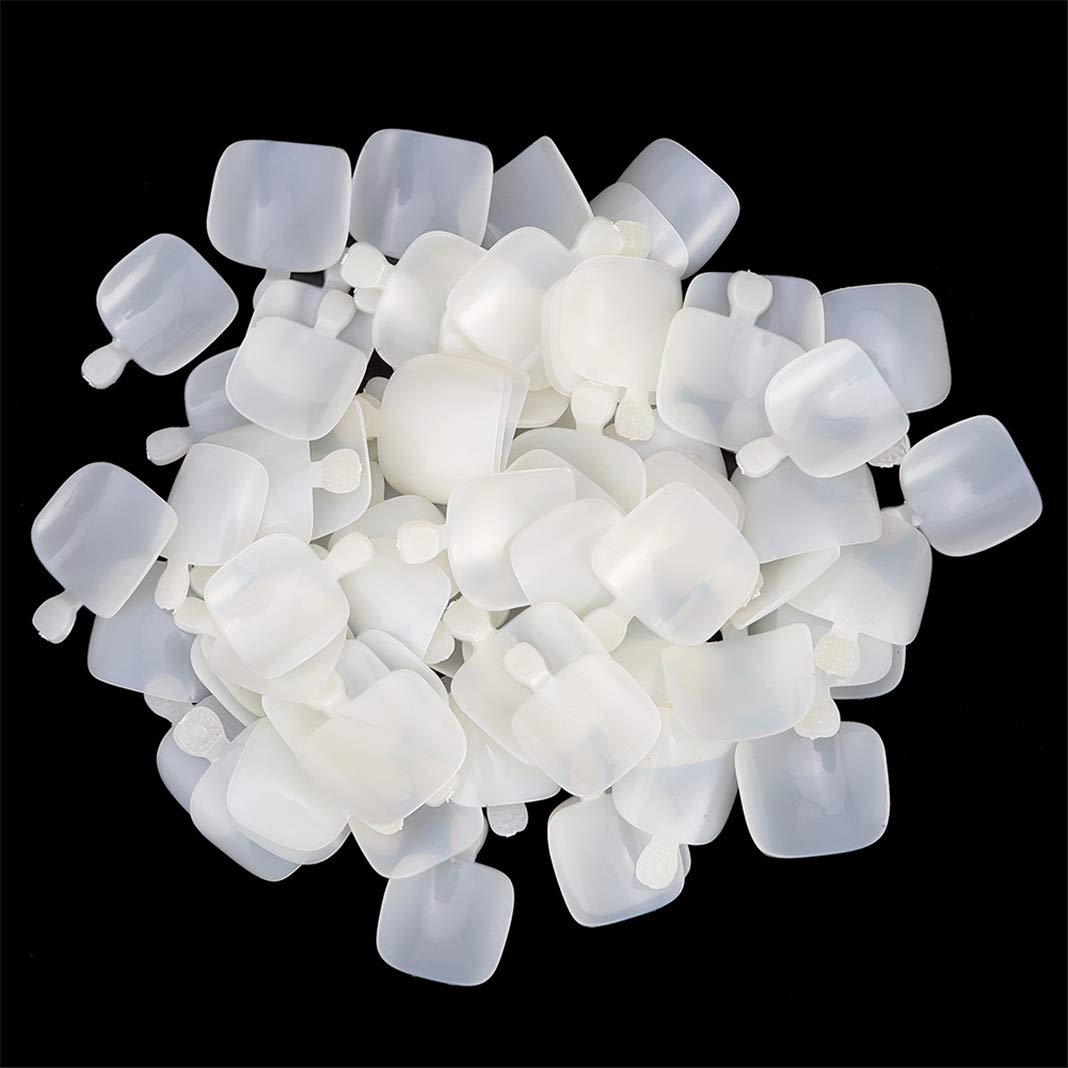 500pcs Full Cover Acrylic Nail Tips - 10 Sizes False Nail Extensions for Professional Salon & Home DIY - Natural Nail Art Supplies for Manicures, Parties & Special Occasions